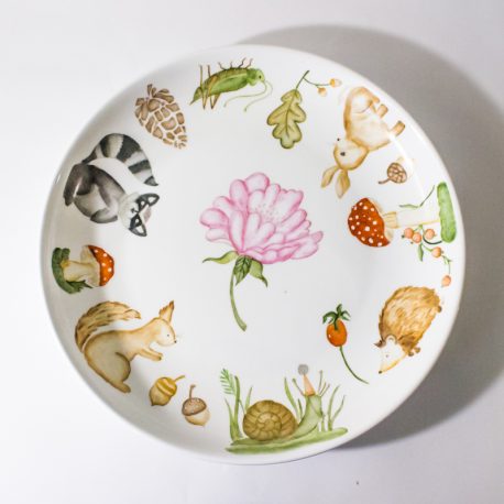 Plato de torta “Happy Forest”
